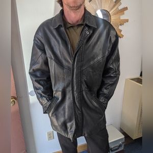SOLD Vintage J. Elkins by Alamo Uomo Brown Leather Jacket